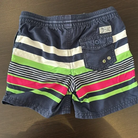 Ralph Lauren Multicolor Striped Swim Shorts - Picture 4 of 5